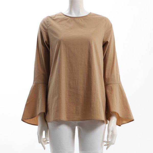 リボンデザインベルスリーブブラウス