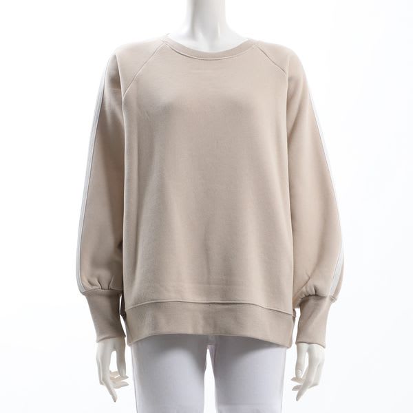 お袖ラインデザインクルーネックカットソー