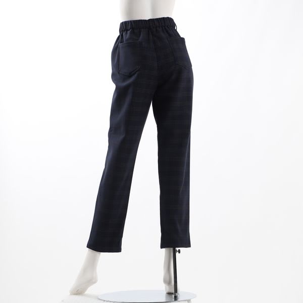 ニット裏起毛テーパードパンツ