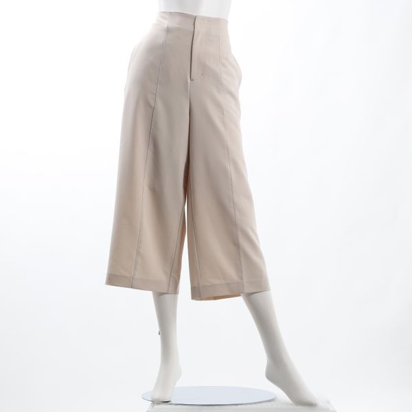 バックウエストゴムワイドパンツ