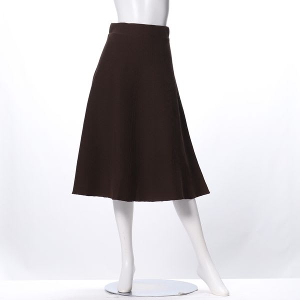 ニットフレアスカート