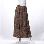 小花柄フレアスカート