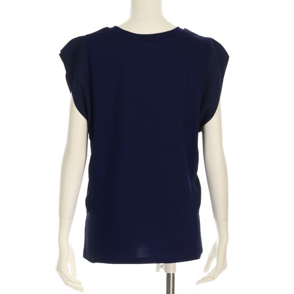 80シルケットスムーススリットブラウス