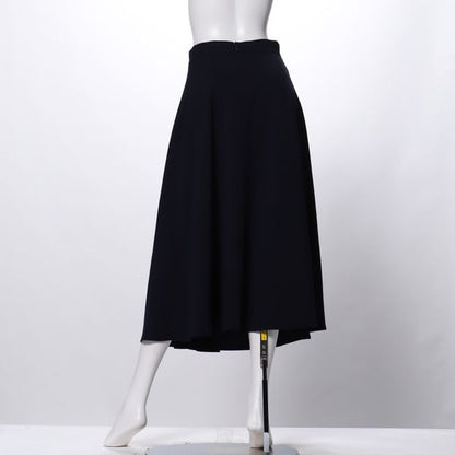 リネンライクフロントタックスカート