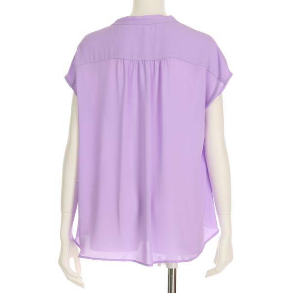 フレンチスリーブボウタイブラウス