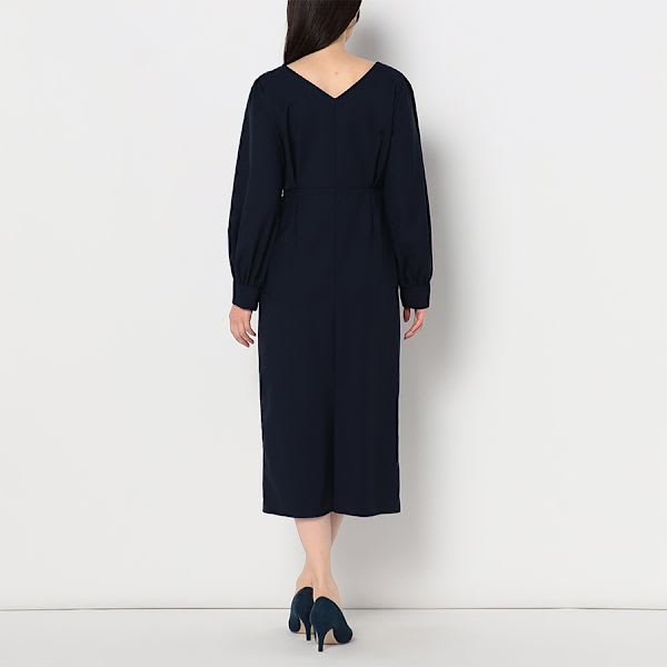 パフスリーブワンピース