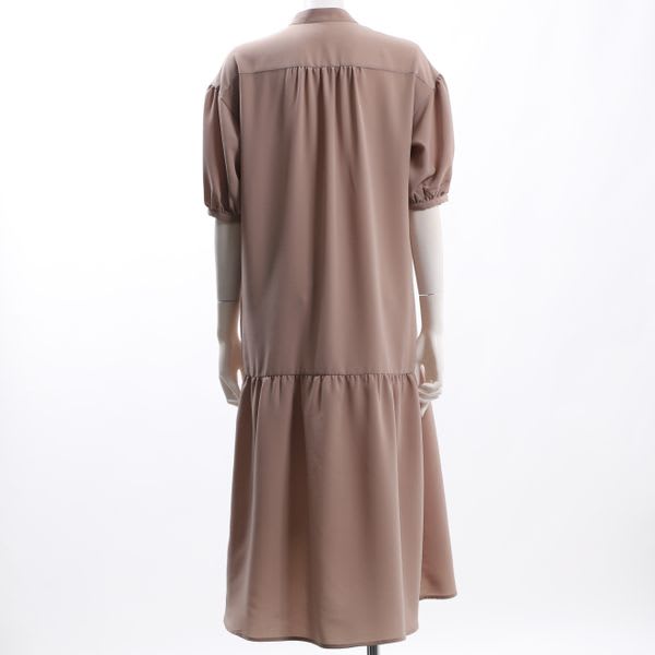 切り替えバンドカラーワンピース