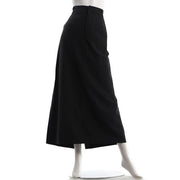 ストライプ柄セミタイトスカート