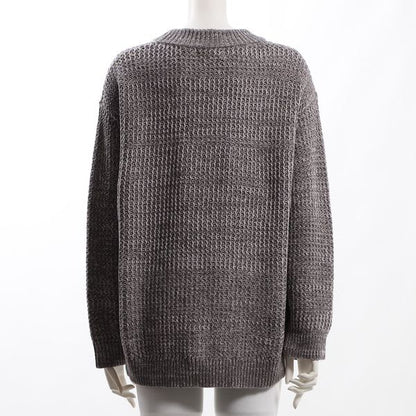 糸MIX WAVE編みローゲージニット