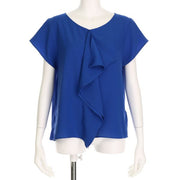 フロントフリルデザインブラウス