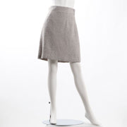 ニュアンスツイード台形スカート