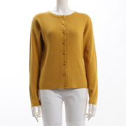 変形リブニットカーディガン