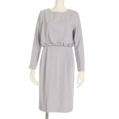 ウエスト切り替えデザインIラインワンピース