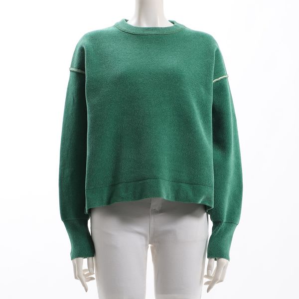 ボリュームスリーブドロップショルダーニット