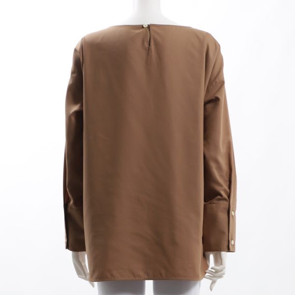 ボートネックブラウス