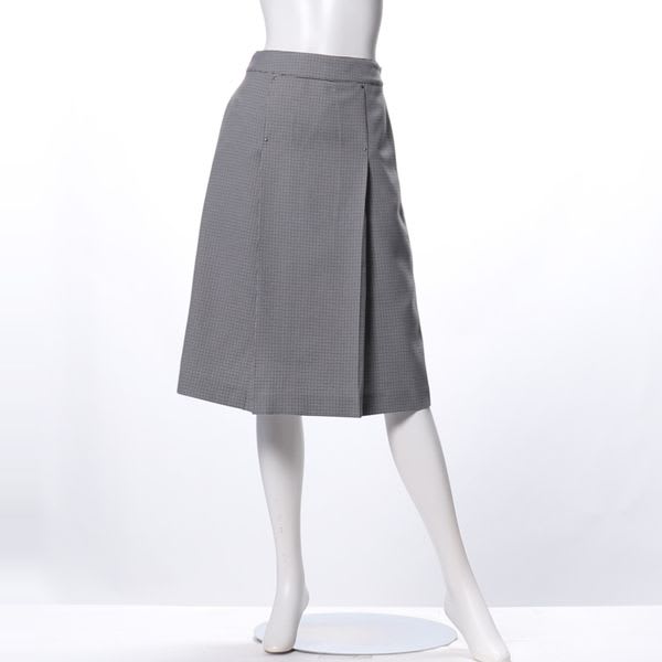 チェック柄ボックスプリーツスカート