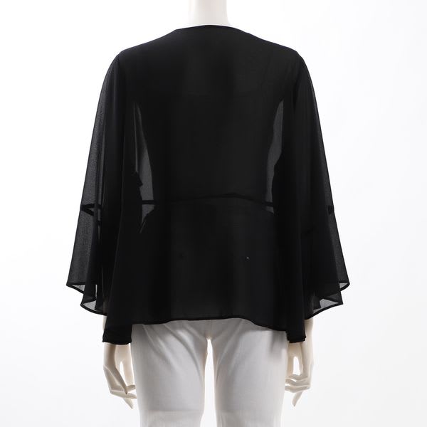 透け感素材ボレロ