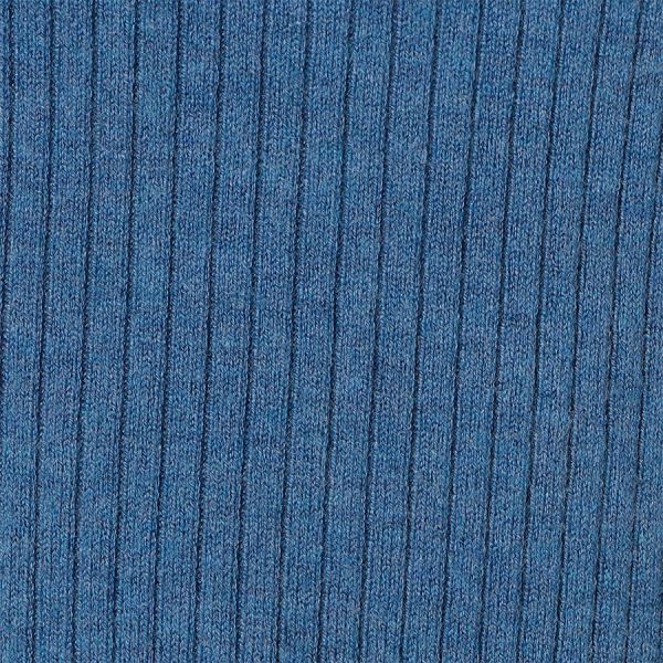 ラウンドネックリブニット