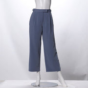タックワイドパンツ
