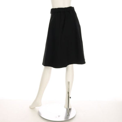 Dカンベルト付きボックスタックスカート