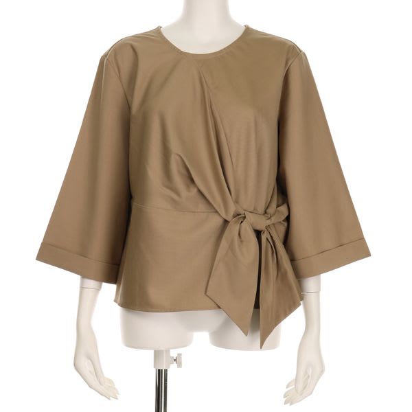 サイドリボンブラウス