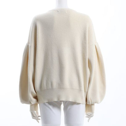 ボリュームスリーブニット