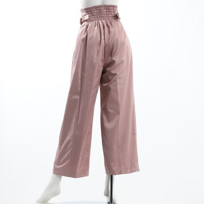 ハイウェストタックワイドパンツ