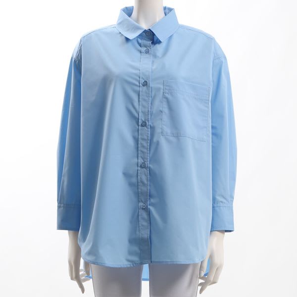 シンプルデザインシャツブラウス