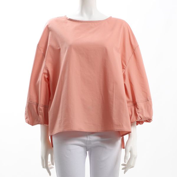 ドロップショルダーバルーンスリーブブラウス