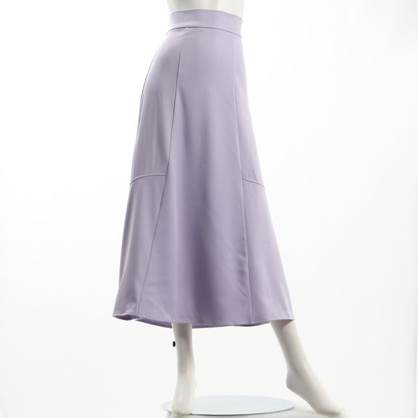 切り替えデザインAラインスカート