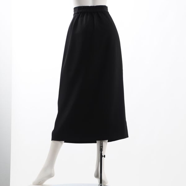 サイドギャザーアシンメトリータイトスカート
