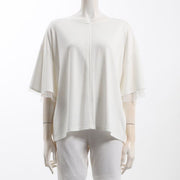 バックファスナーチュールカットソー