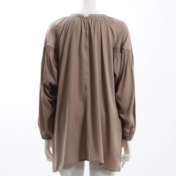 起毛ライトツイルスモックブラウス