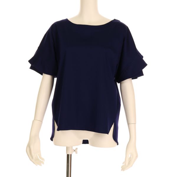 バックベルトデザインプルオーバー