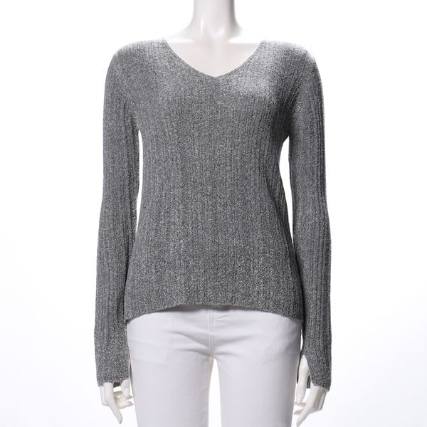 MIX混スリット袖リブニット