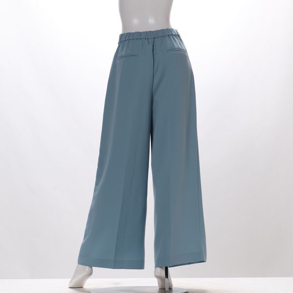 強撚ストレッチワイドパンツ