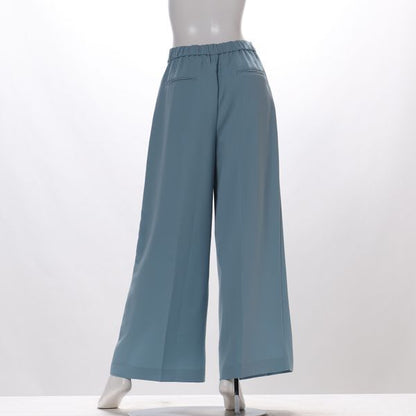 強撚ストレッチワイドパンツ