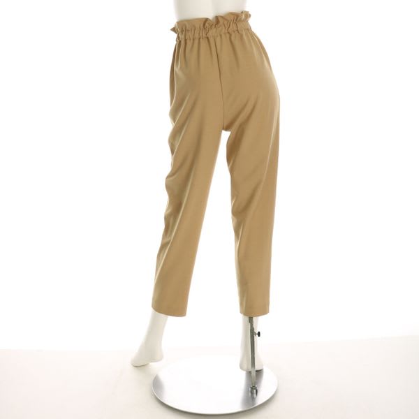 ドロストウエストゴムテーパードパンツ