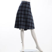 チェックフレアスカート