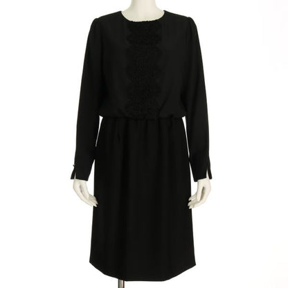 レース使い異素材コンビワンピース