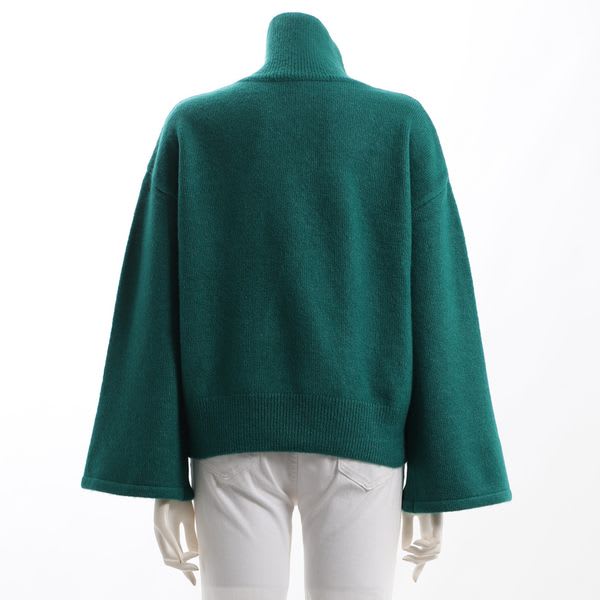 ドロップショルダーゆったりニット