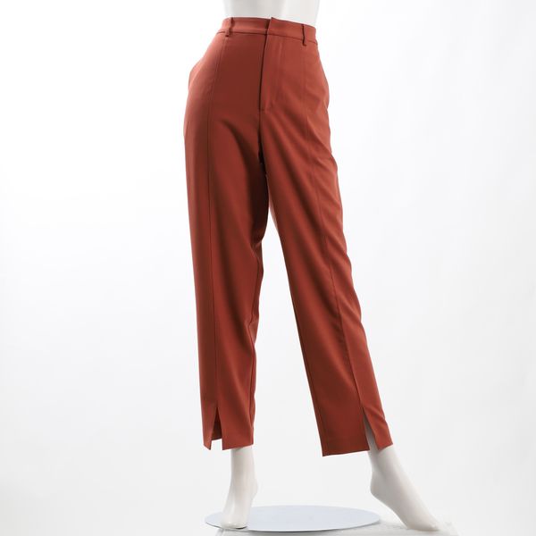 フロントスリットテーパードパンツ