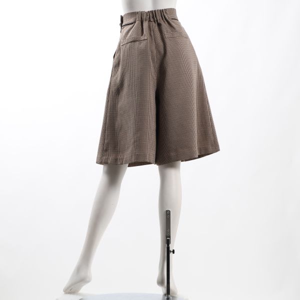 ハイウエストデザインハーフパンツ