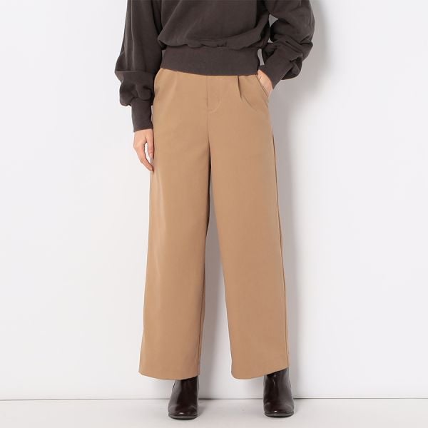 バイカラーデザインワイドパンツ