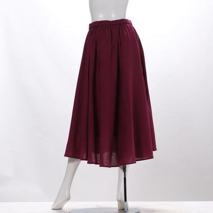 イレギュラーヘムフレアスカート