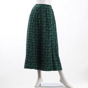 小花柄フレアスカート