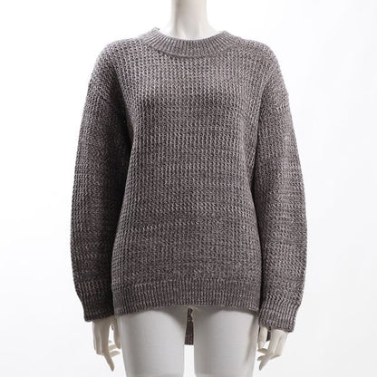 糸MIX WAVE編みローゲージニット