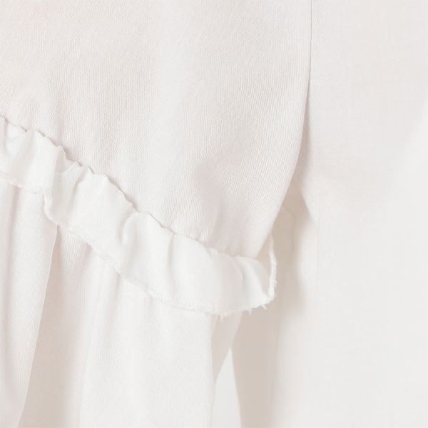 フレアスリーブブラウス