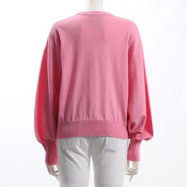 ふんわりお袖ハイゲージニット