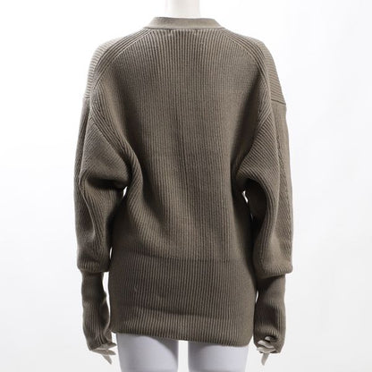 ドルマンスリーブリブニットカーディガン